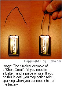 Battery short circuit