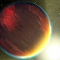 <p>
	This artist's concept shows a cloudy Jupiter-like planet that orbits very close to its fiery hot star.</p>
<p>
	Image: NASA/JPL-Caltech/T. Pyle (SSC)</p>
