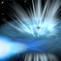 <p>Artist’s impression depicting a compact object – either a black hole or a neutron star – feeding on gas from a companion star in a binary system.</p>

<p>Credit: ESA - C. Carreau</p>
