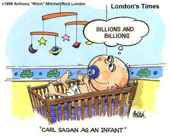 Rick London Carl Sagan Cartoon