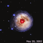 Series of images over time of the light echo from the star known as V838 Monocerotis or V 838 Mon. : Image Courtesy NASA