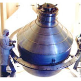 Among the biggest challenges for GP-B is keeping its Science Instrument Assembly constantly cooled to a temperature of 1.8 Kelvin, or minus 271.4 degrees Celsius (slightly above absolute zero), which will last 18 to 24 months.: Image Courtesy NASA