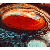 False-color image of Jupiter
